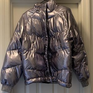 Metallic Bubble Coat